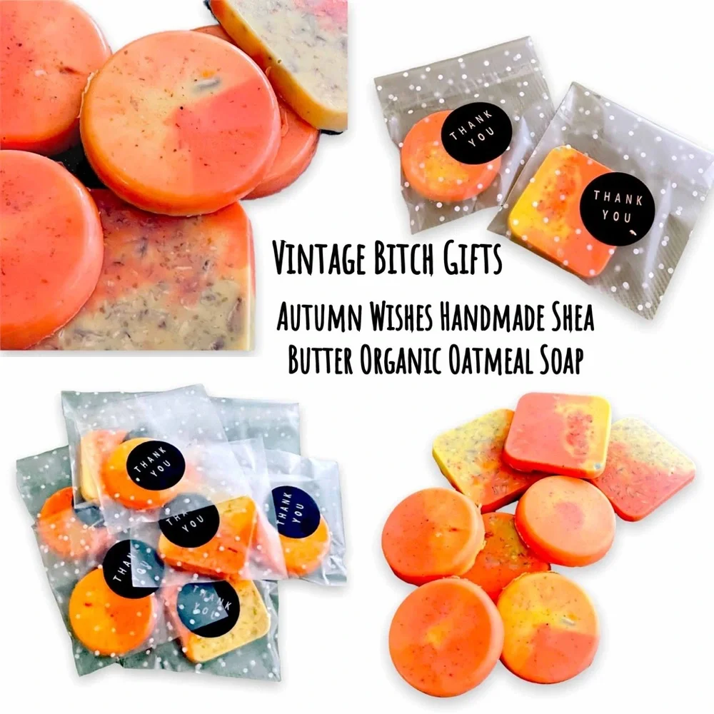 VBG Autumn Wishes Organic Shea Butter Oatmeal Handmade Soap PRICE FIRM - Picture 2 of 16